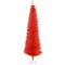 Edge Collections - 7' - Red - Slim Pencil Christmas Tree for Effortless Holiday Decor - 1 Piece